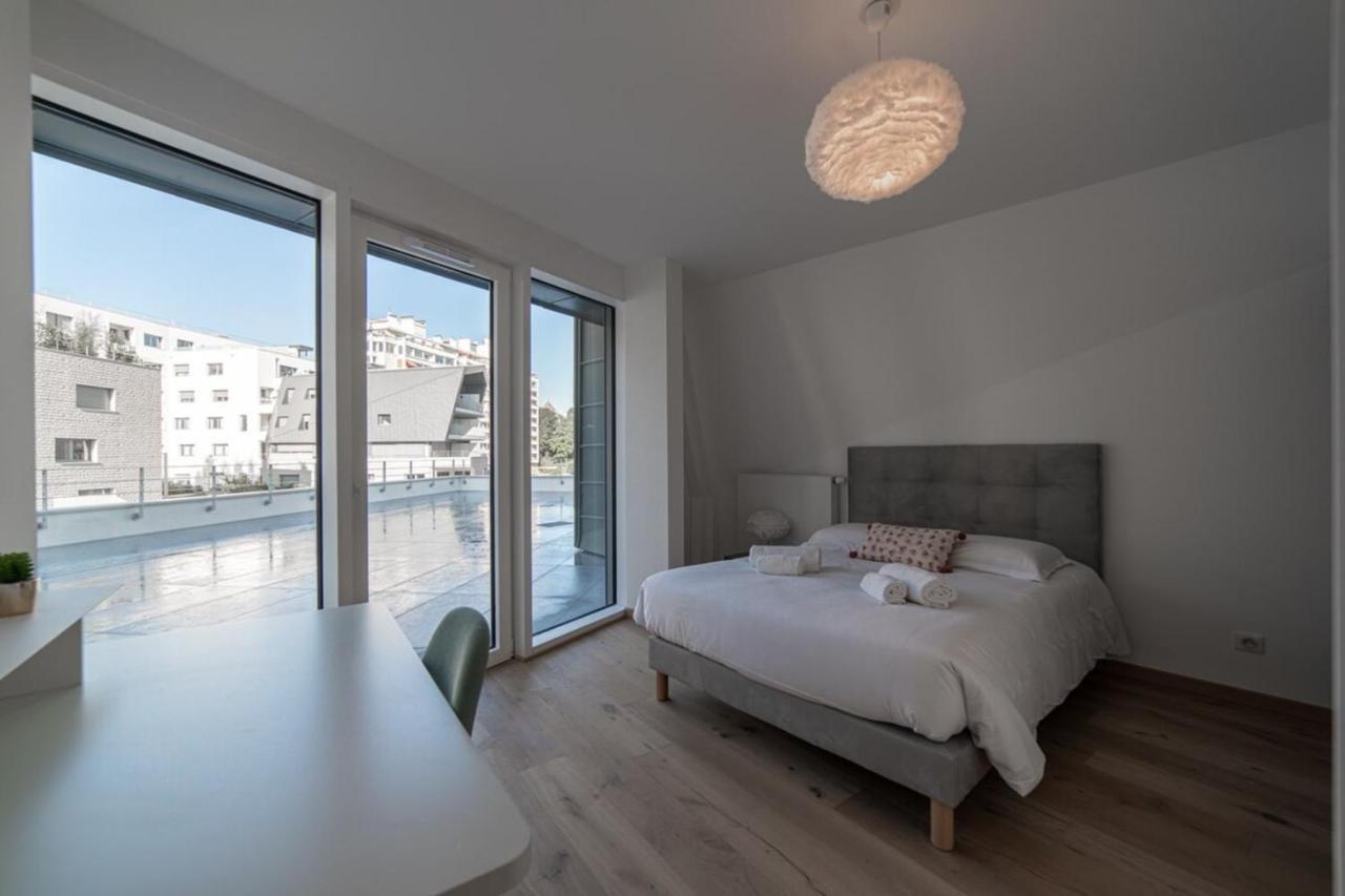 L'Estrade Appartement Annecy Bagian luar foto